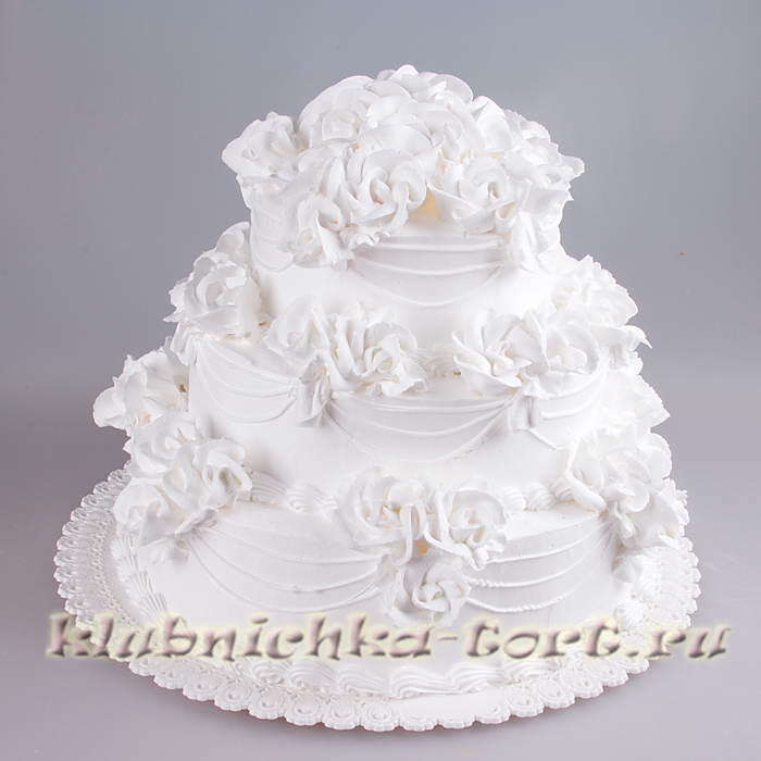 Свадебный торт "Грация" 1400 руб/кг